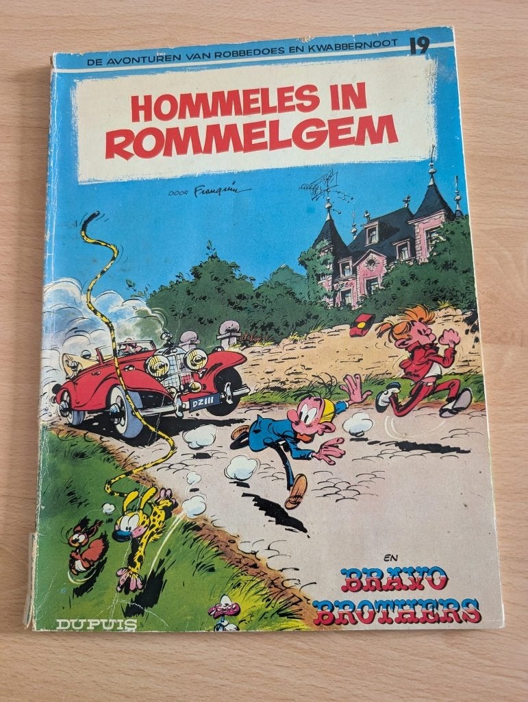 Hommeles in Rommelgem, Gelezen, Eén stripboek, Ophalen of Verzenden, Franquin