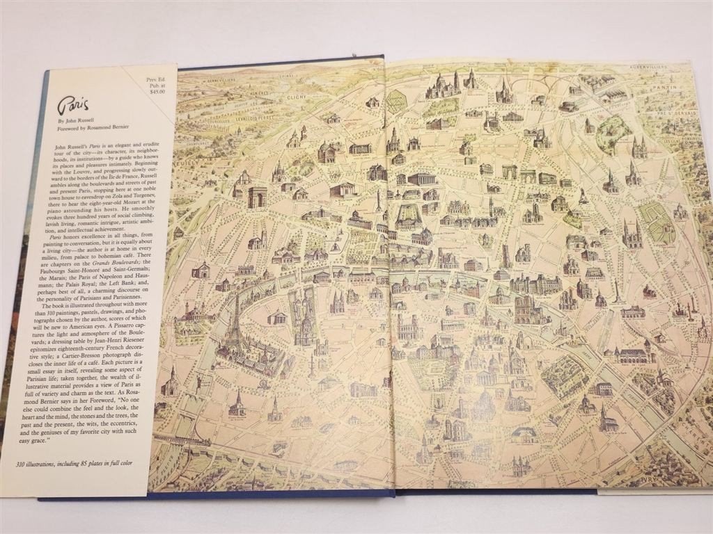 Paris — Stad, Kunst & Geschiedenis, 310 Illustraties, Ophalen of Verzenden, Gelezen, Europa