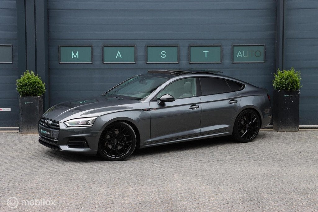 Audi A5 Sportback 40 TFSI S-line|PANO|LED|Virtual|Sfeerverl., Auto's, Audi, Gebruikt, 1984 cc, Leder en Stof, Bedrijf