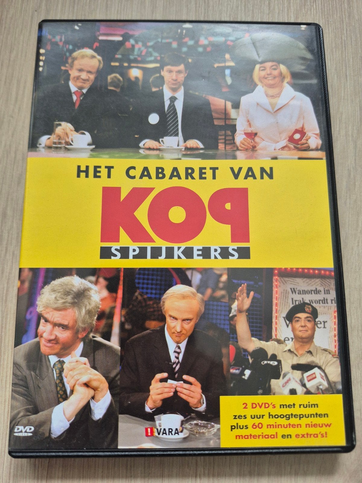 Het Cabaret van Kopspijkers DVD - Hoogtepunten, Gebruikt, Inclusief doosje, Alle leeftijden, Nederlands