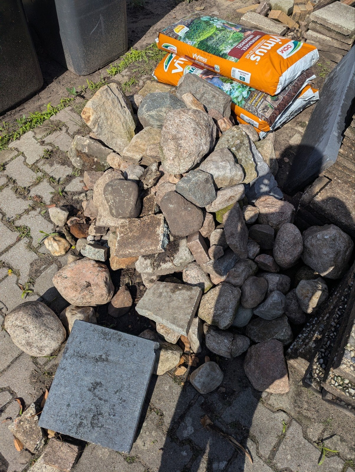 Zwerfkeien, Tuin en Terras, Ophalen, Gebruikt, Kei