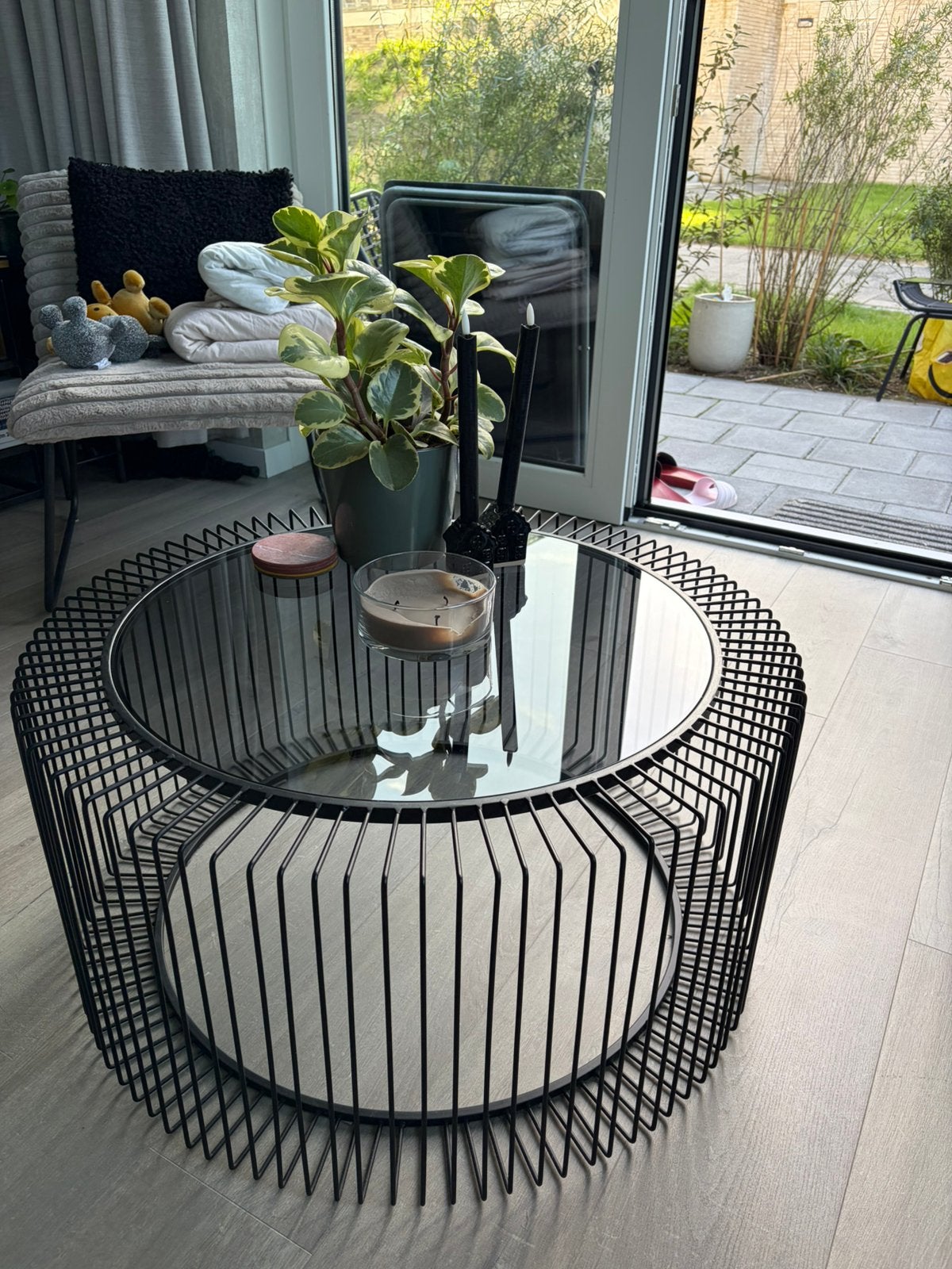 Salontafel Rocco Riverdale, Ophalen, 50 tot 100 cm, Rond, 50 tot 100 cm