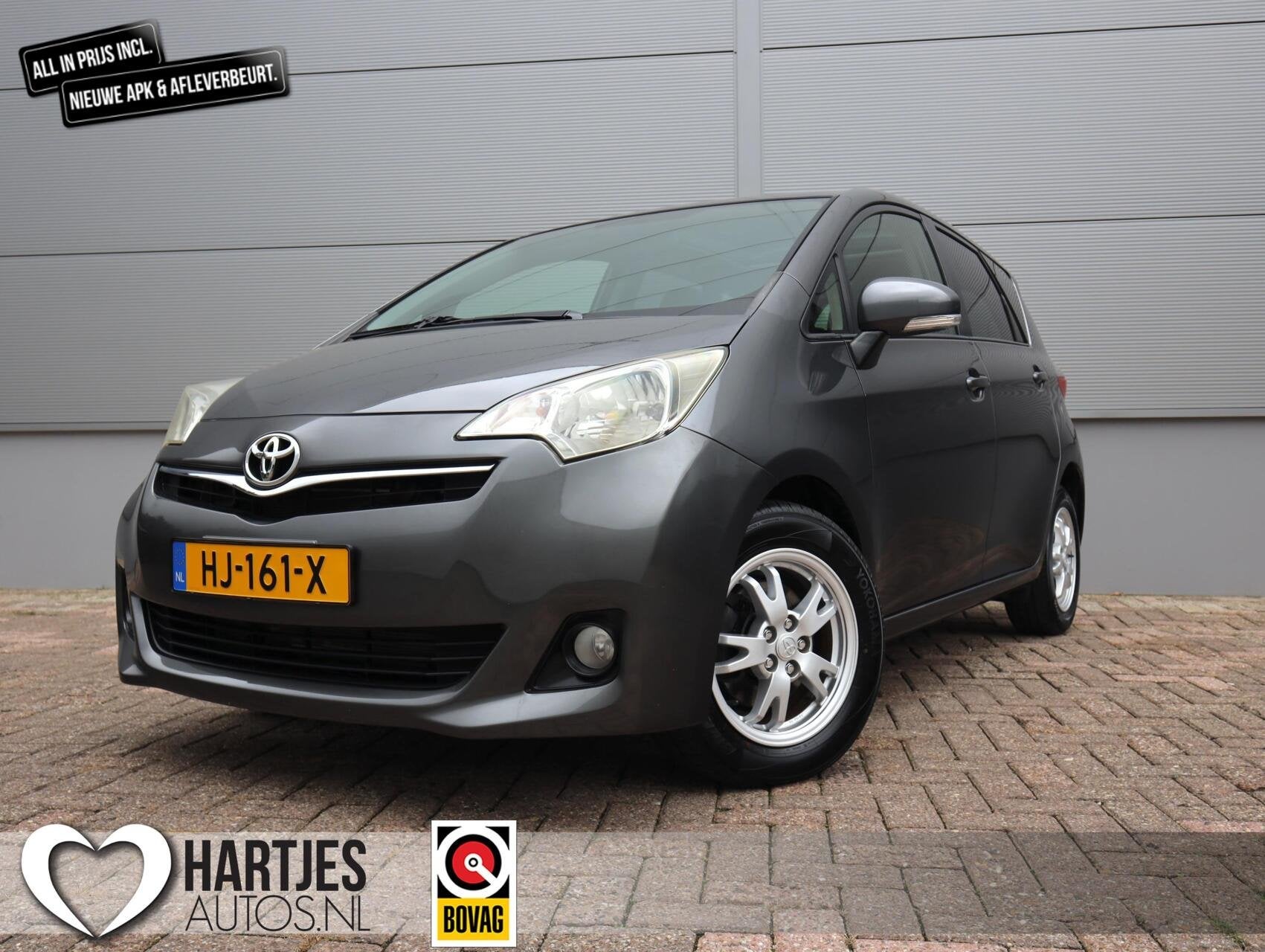 Toyota Verso-S 1.3 VVT-i Dynamic (Vol-Opties!) Panoramadak, Gebruikt, Huisgarantie, Met garantie (alle), 1329 cc