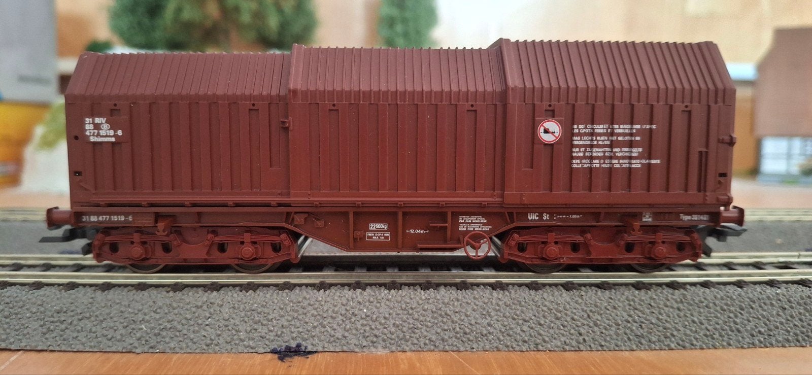 Roco NMBS 46290 Telescoopwagen, Hobby en Vrije tijd, Modeltreinen | H0, Gelijkstroom, Ophalen of Verzenden, Roco, Analoog
