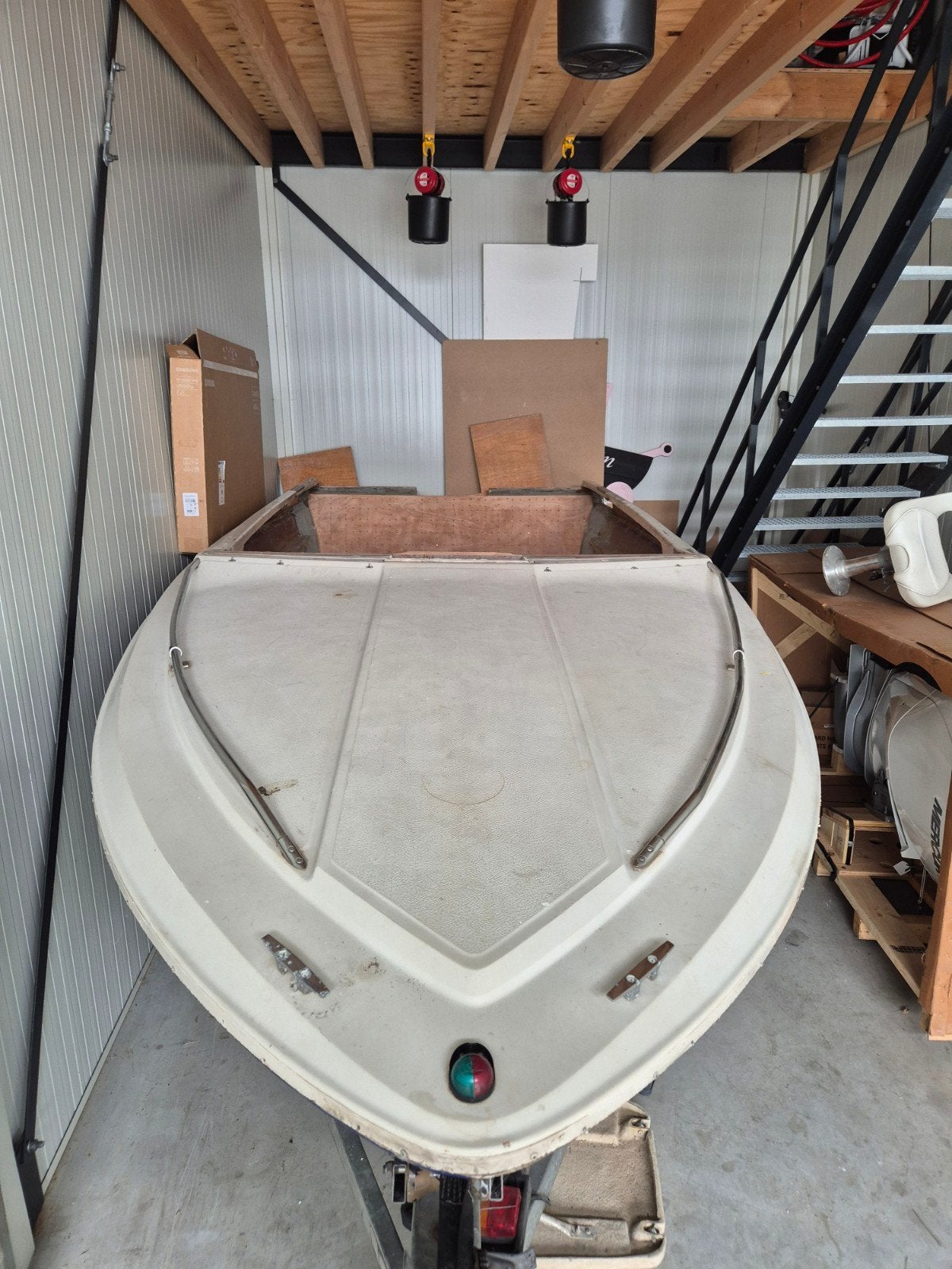 Speedboot/Motorboot met Trailer - Project, Watersport en Boten, Motorboten en Motorjachten, Ophalen, Gebruikt, Geen motor, Trailer