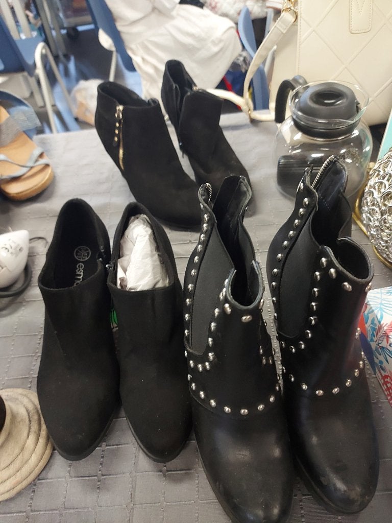Damesschoenen, Kleding | Dames, Schoenen, Schoenen met lage hakken, Zwart, Ophalen of Verzenden, Zo goed als nieuw