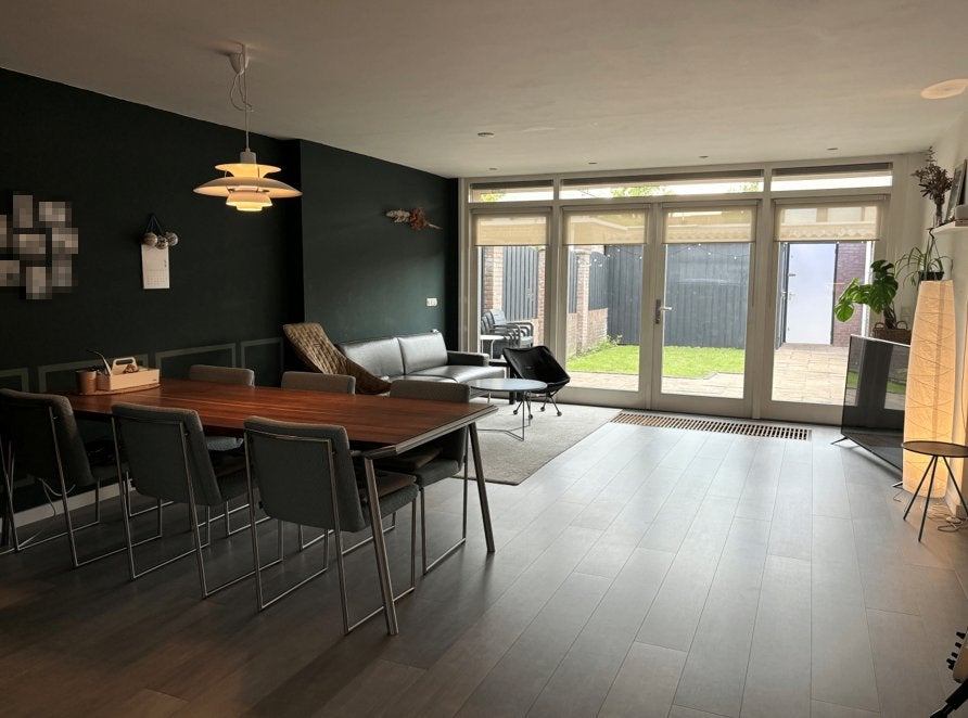 Harvink - Eetkamertafel en eetkamerstoel, Ophalen, Gebruikt, 200 cm of meer, 50 tot 100 cm