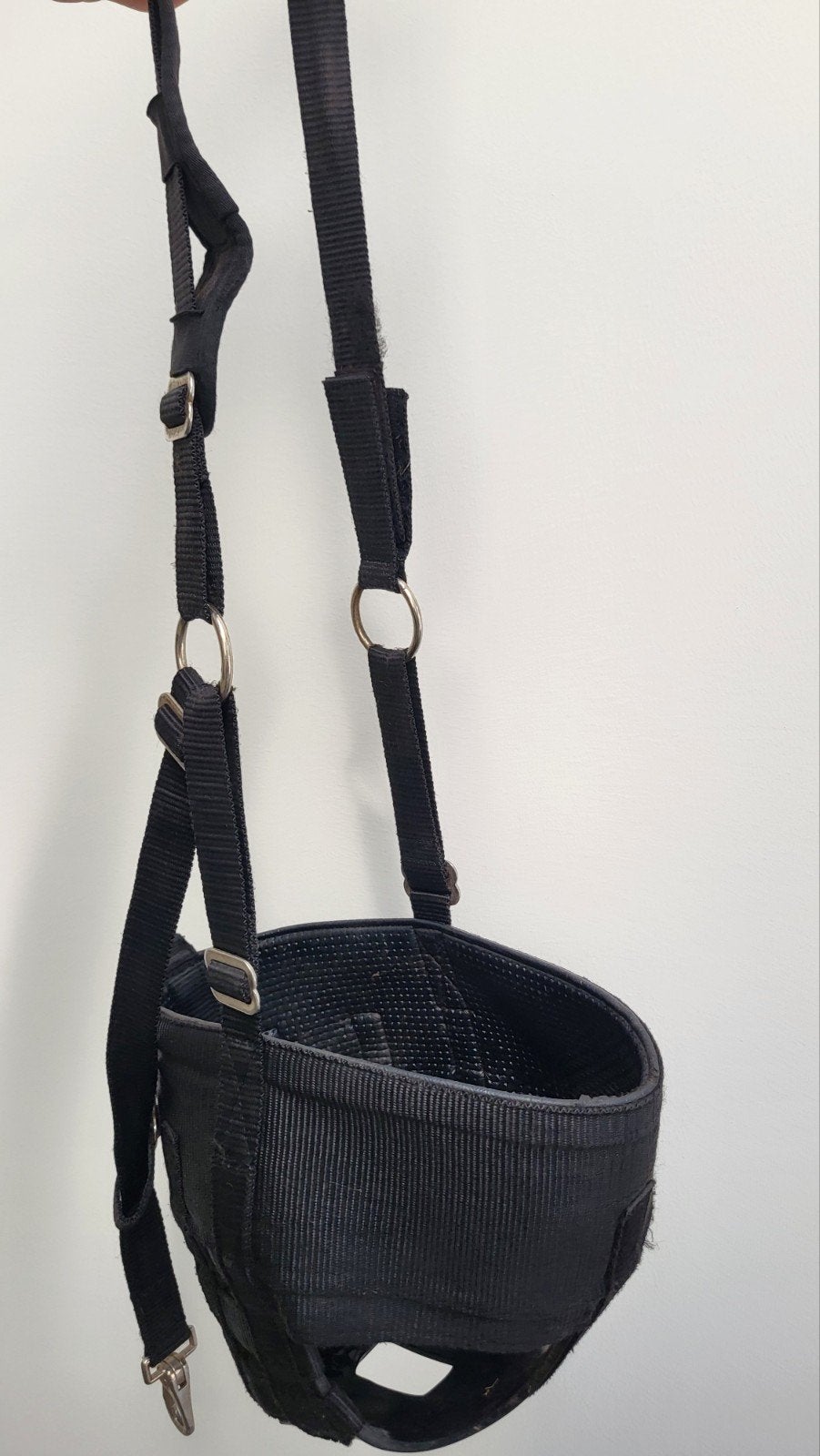 QHP graasmasker met neusgaten zwart Full, Ophalen of Verzenden, Nieuw