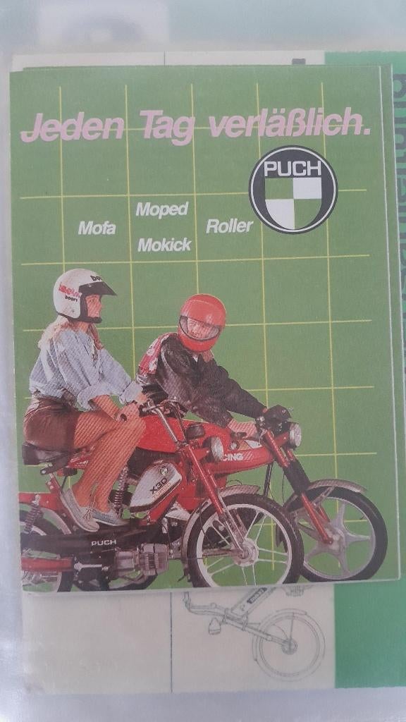 Puch X30 Turbo documentatie, Fietsen en Brommers, Handleidingen en Instructieboekjes, Ophalen, Gebruikt