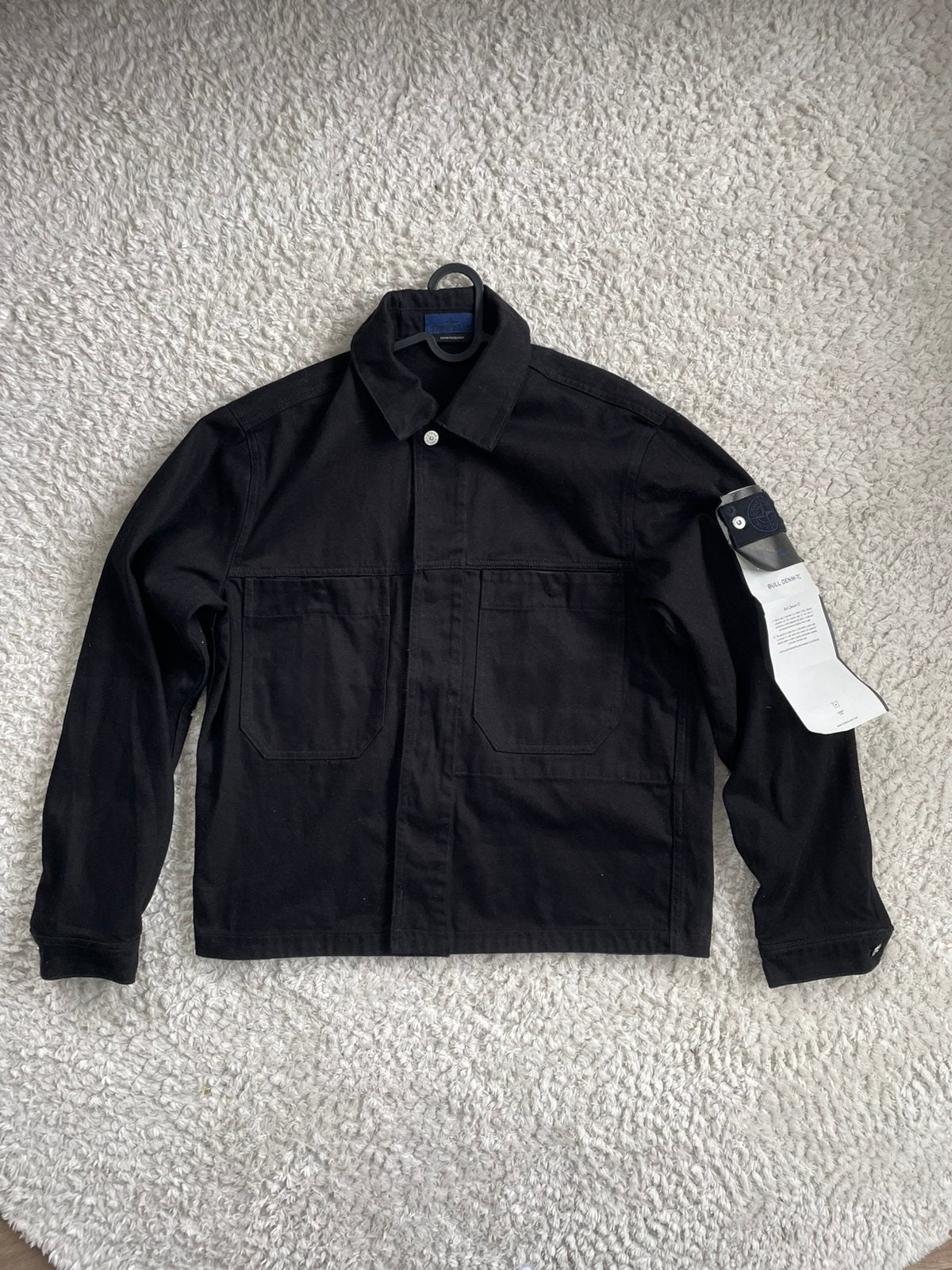 Stone island ss26 jean jacket “BULL denim TC” denim piece, Ophalen of Verzenden, Nieuw, Blauw
