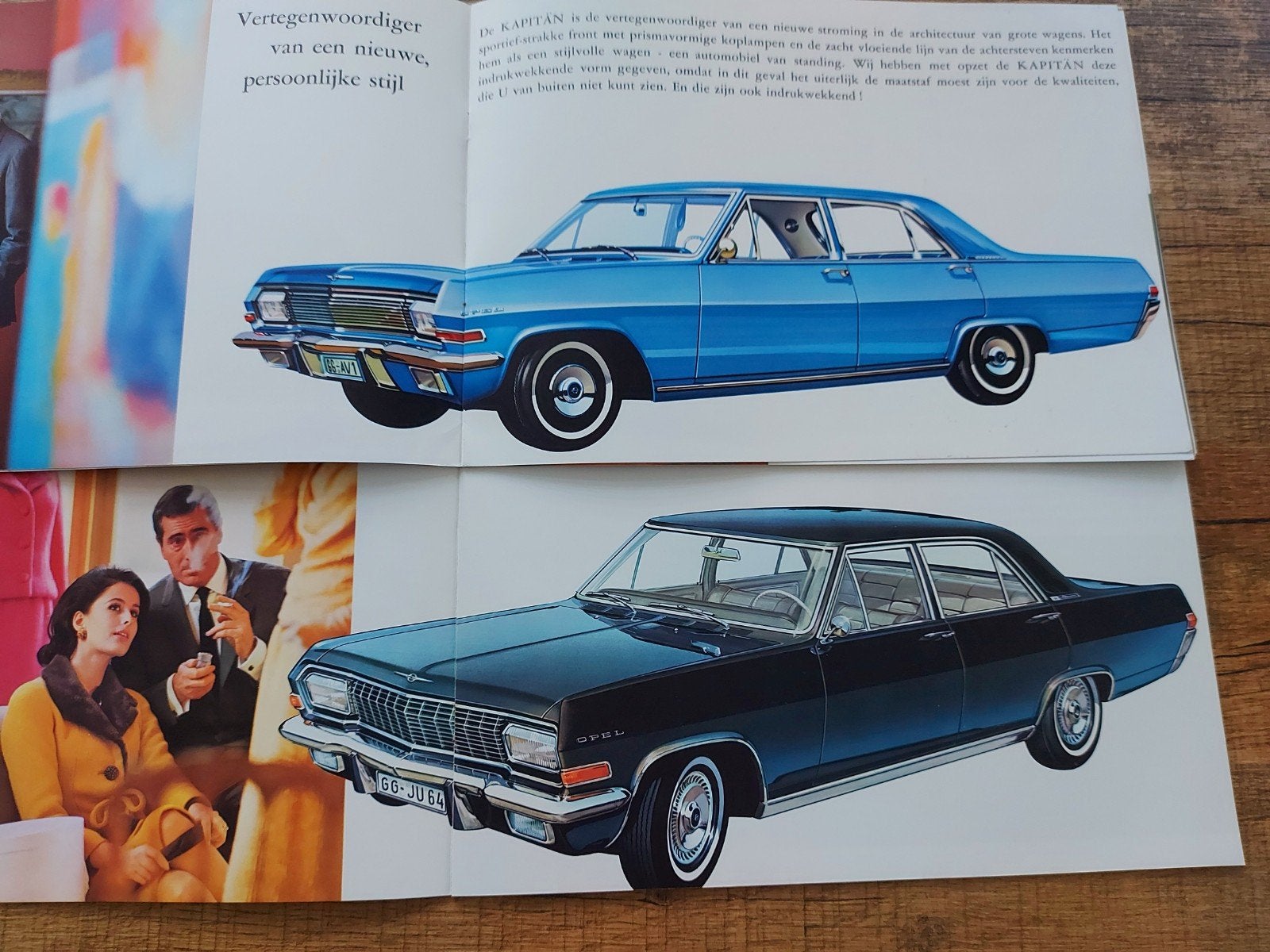 Opel Kapitän & Admiral folder NL, Ophalen of Verzenden, Zo goed als nieuw, Opel