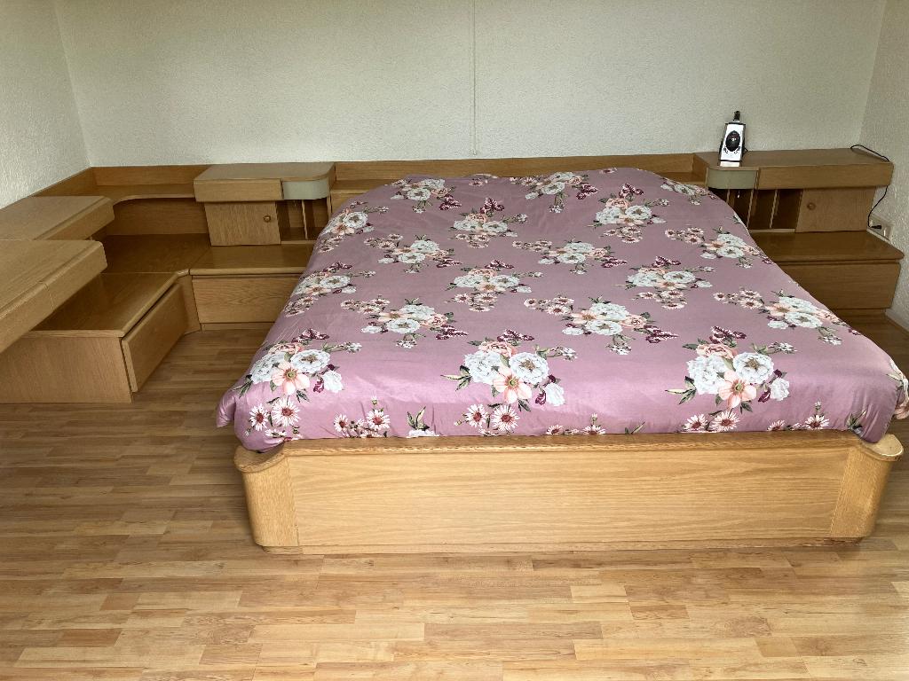 slaapkamer, Ophalen, Gebruikt, Tweepersoons, Licht eiken
