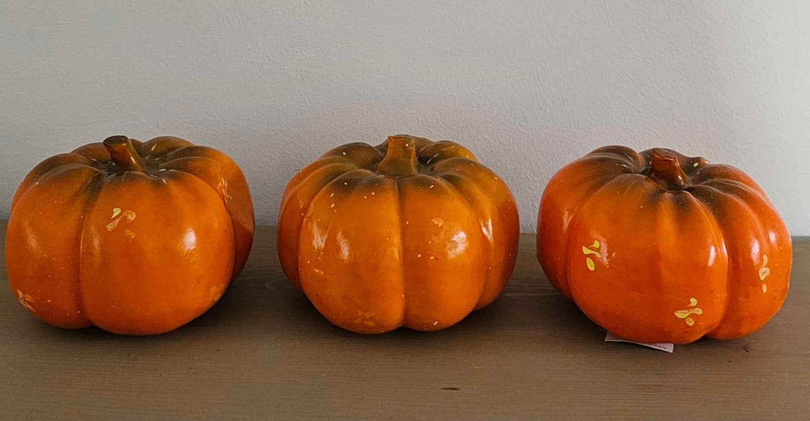 Kunst decoratie Pompoenen, Huis en Inrichting, Kunststof, Ophalen