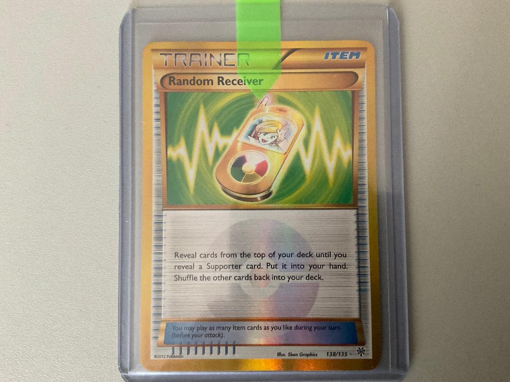 Random Receiver - Plasma Storm - 138/135, Hobby en Vrije tijd, Verzamelkaartspellen | Pokémon, Gebruikt, Losse kaart, Verzenden