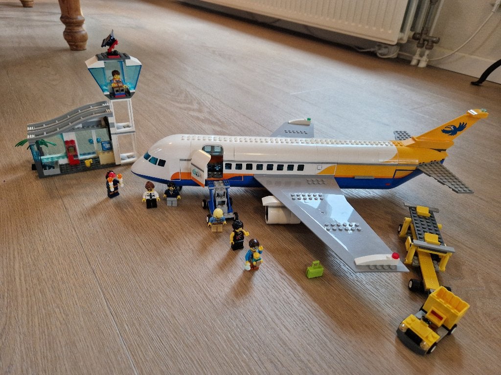 Lego City vliegtuig en luchthaven 60262, Inclusief instructies, City, Lego, Ophalen of Verzenden