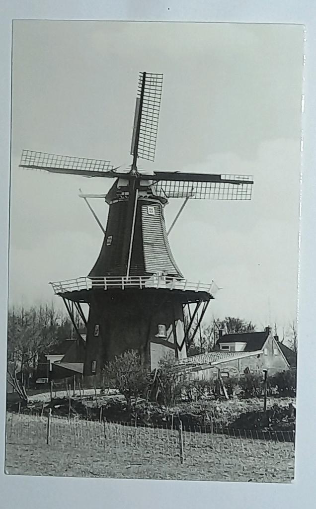 Vierhuizen gem. Ulrum ( Gr. ) korenmolen De Onderneming, Verzenden, 1960 tot 1980, Ongelopen, Groningen