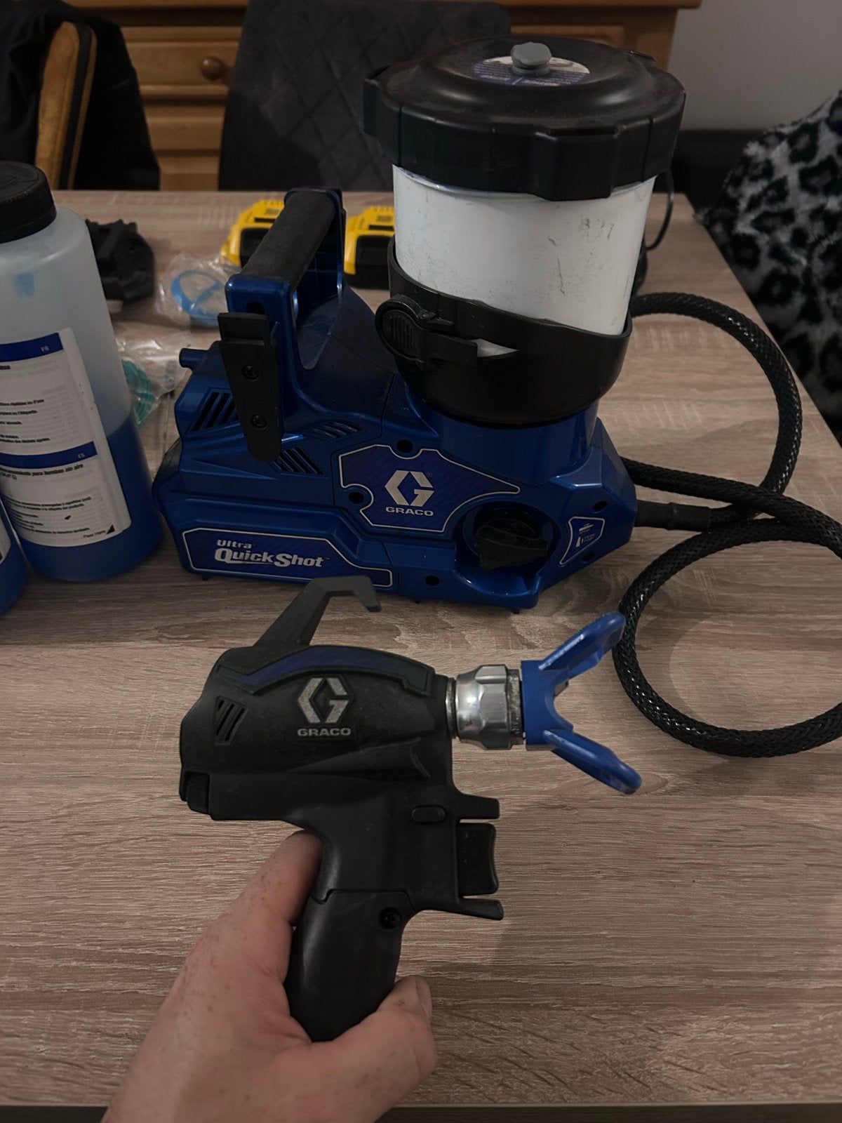 Graco Ultra Quickshot Complete Kit - Z.G.A.N., Ophalen, Zo goed als nieuw, Blauw