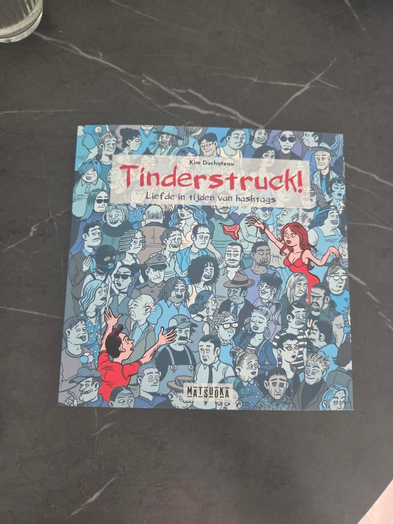 Tinderstruck! Liefde in tijden van hashtags, Kim duchateau, Eén stripboek, Nieuw, Ophalen of Verzenden