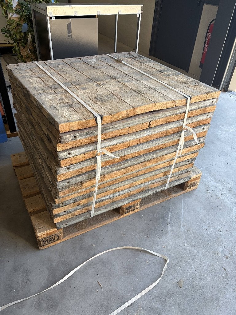 Restpartij steenschotten - hout, Ophalen, Gebruikt, Hout