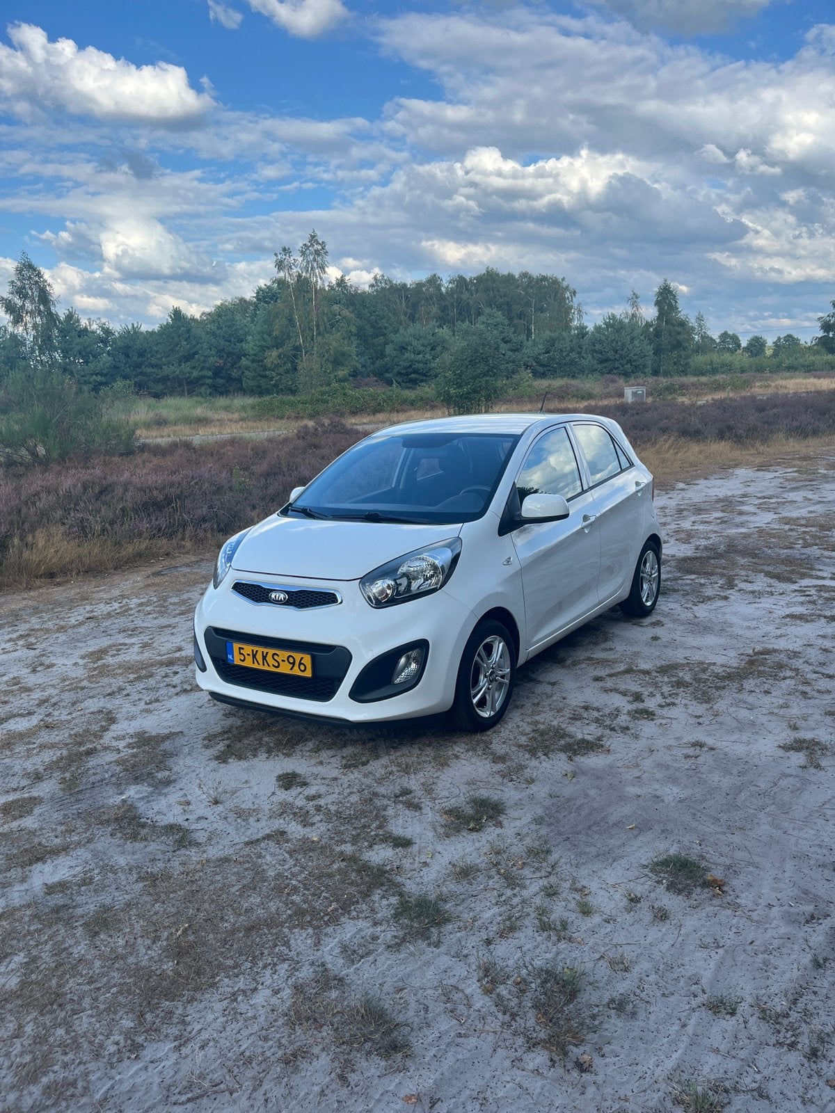 Kia Picanto 1.2 Cvvt 5-DRS 2013 Wit, Voorwielaandrijving, 4 cilinders, 400 kg, Origineel Nederlands