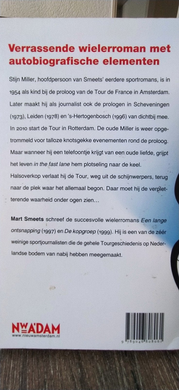 Mart Smeets - De afrekening (Wielerroman), Ophalen of Verzenden, Zo goed als nieuw, Mart Smeets, Nederland