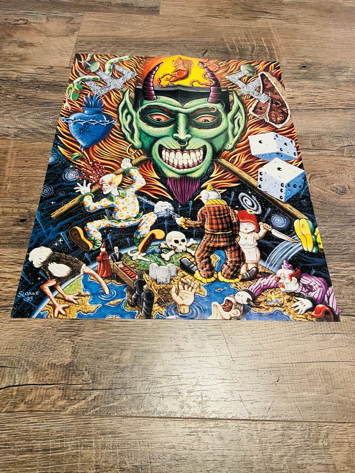 R.K. Sloane '95 Lowbrow Kunst poster, Rechthoekig Staand, Ophalen of Verzenden, Zo goed als nieuw, A1 t/m A3