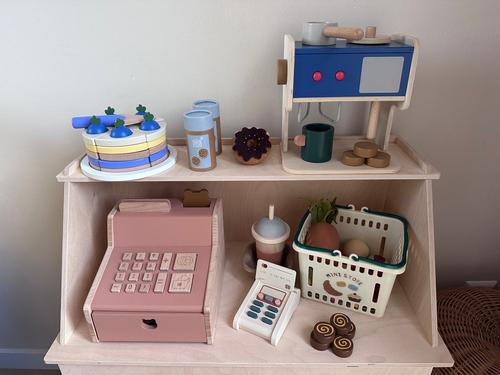 Hele leuke speelset koffiecorner, Ophalen, Zo goed als nieuw, Poppenhuis