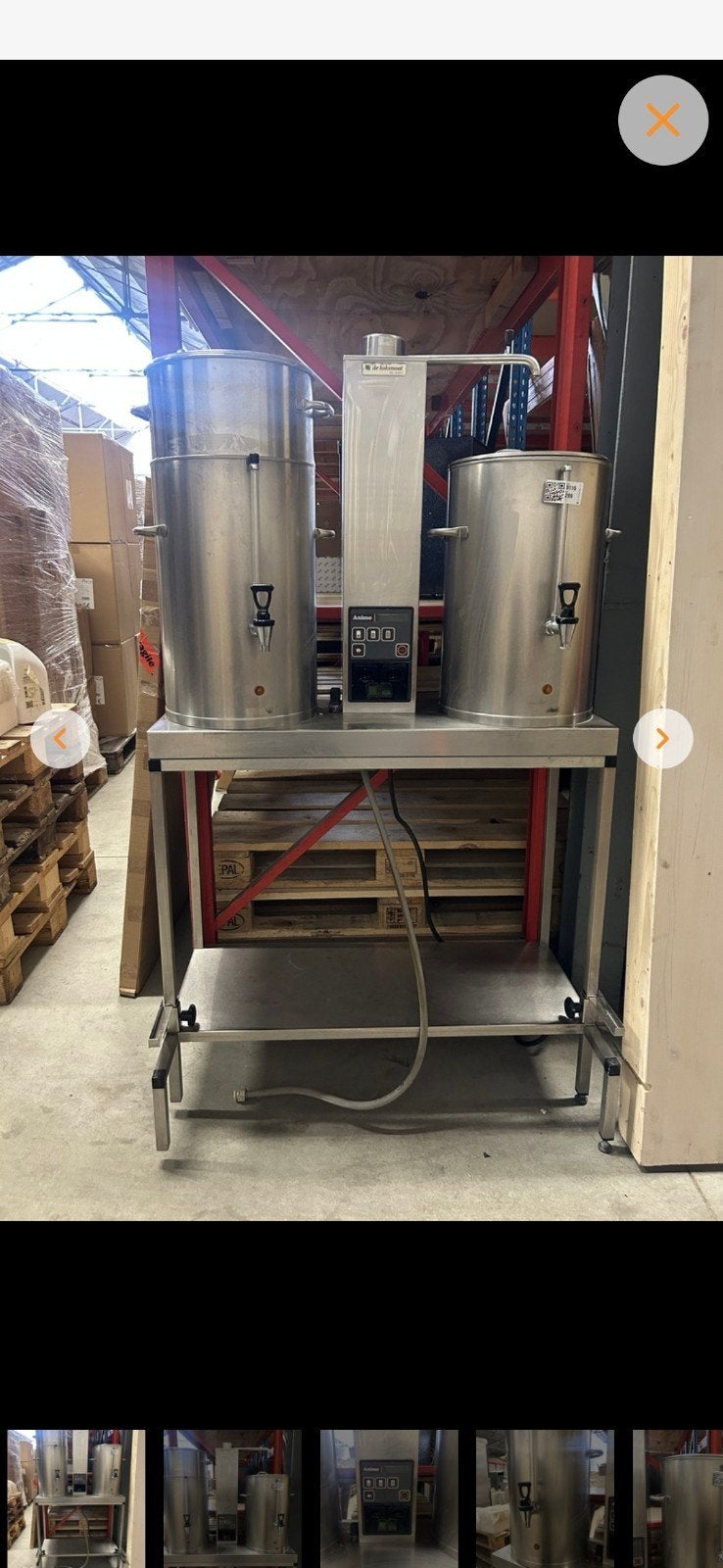 Professioneel Koffiezetapparaat voor Groot Gebruik, Ophalen, Gebruikt, 10 kopjes of meer, Koffiemachine