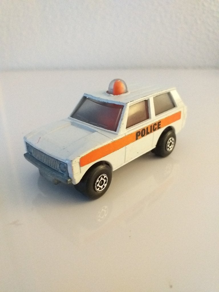 Range rover police matchbox 1975, Ophalen of Verzenden, Zo goed als nieuw, Auto, Matchbox