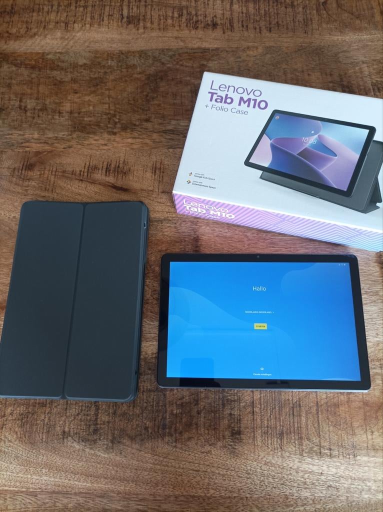 Lenovo Tab M10 (3e Gen) 4G+64GB met Folio Case, Computers en Software, Zo goed als nieuw, Tab M10 (3rd Gen) TB328FU, 64 GB, Wi-Fi