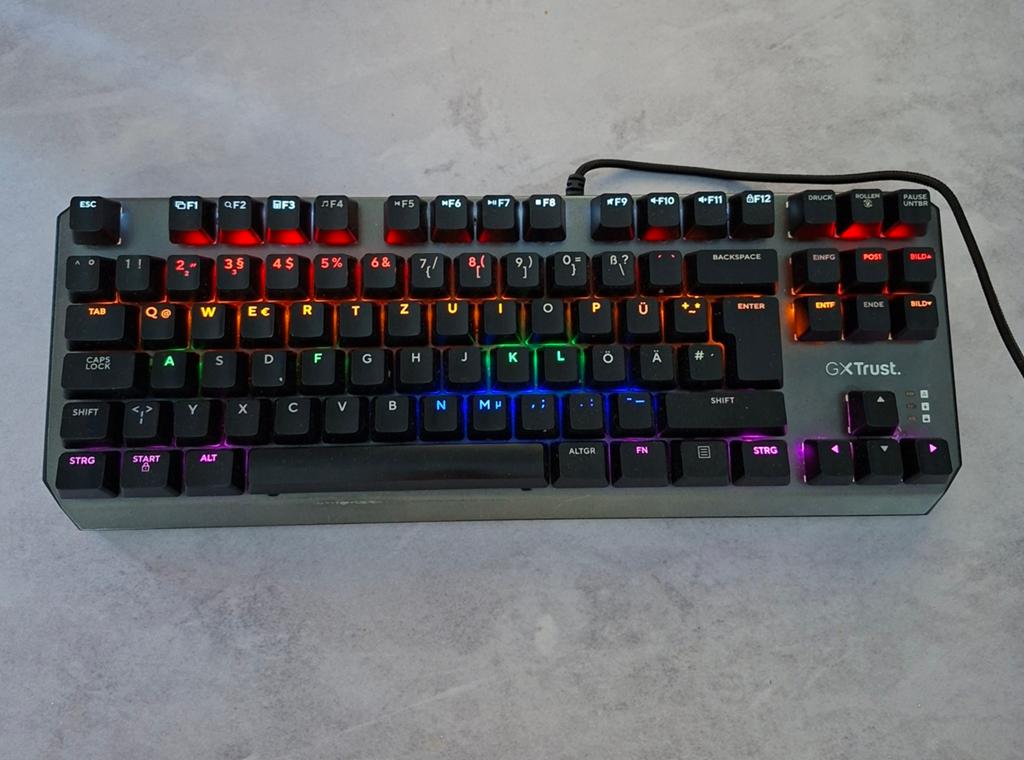 Gaming Keyboard LUBED, Computers en Software, Toetsenborden, Gaming toetsenbord, Ophalen of Verzenden, Zo goed als nieuw, Trust