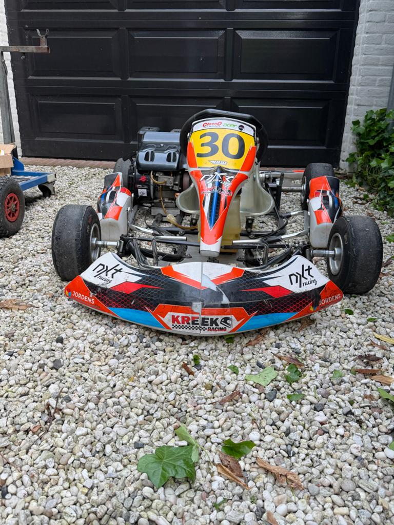 Complete Parolin Rocky 4-takt kart set met accessoires, Ophalen, Gebruikt, Kart