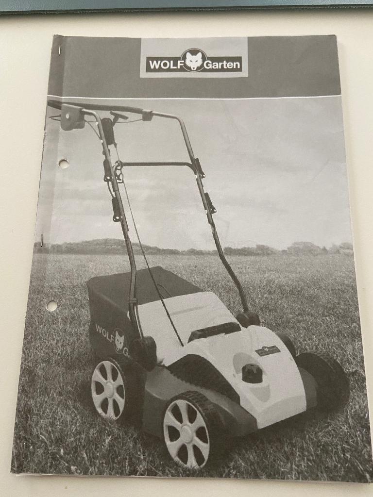 Gloednieuwe Wolf verticuteer machine, Ophalen, Nieuw, Elektrisch, Wolf Garten, Gardena