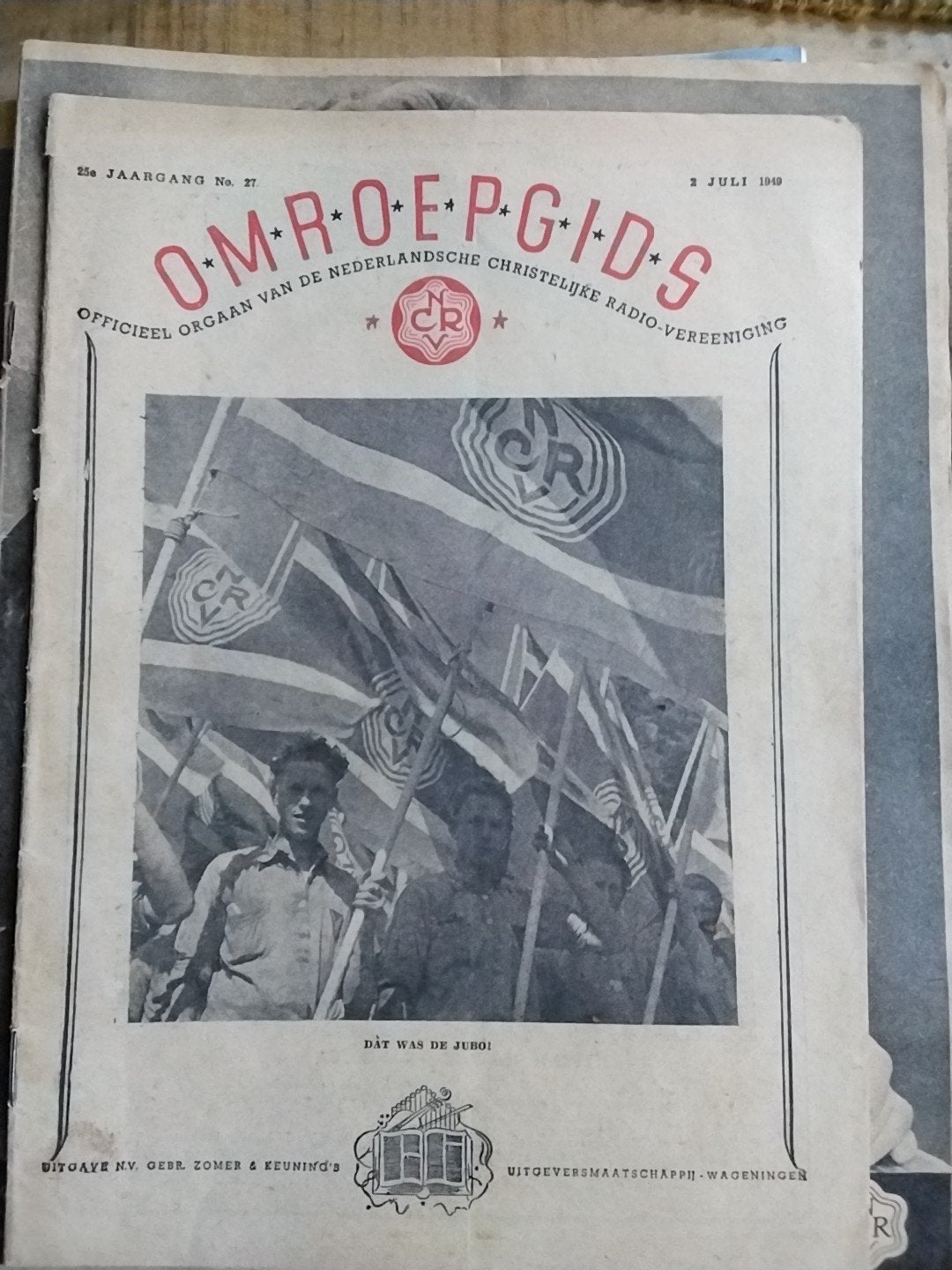 Omroepgids 2 juli 1949 - Nederlandsche Christelijke Radio, Ophalen of Verzenden, Gelezen, Overige typen