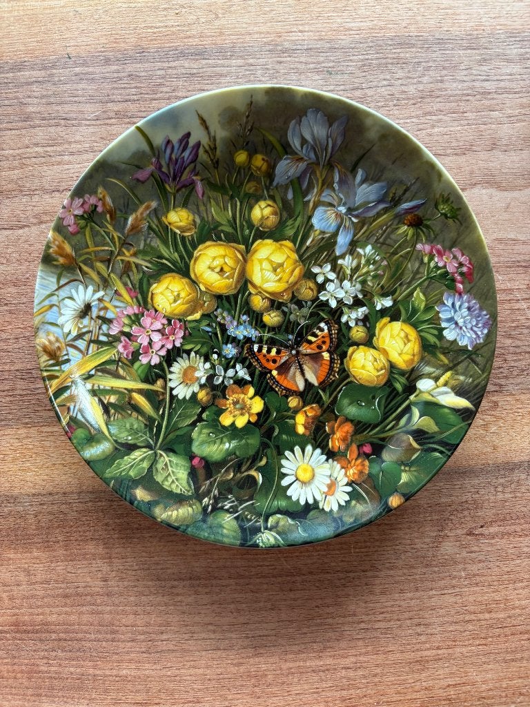 Decoratief bord, wilde Schoonheid, Antiek en Kunst, Antiek | Servies los, Ophalen