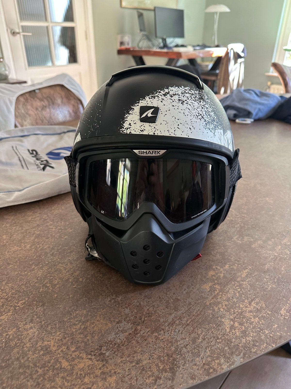 Shark Street Drak motorhelm - Maat L, Heren, Jethelm, Shark, Ophalen of Verzenden