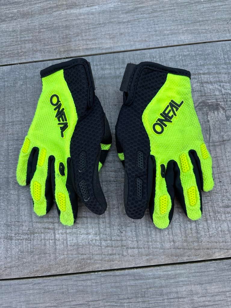 O'Neal Element BMX Handschoenen Zwart/Neon Geel XS, Ophalen of Verzenden, Zo goed als nieuw, XS