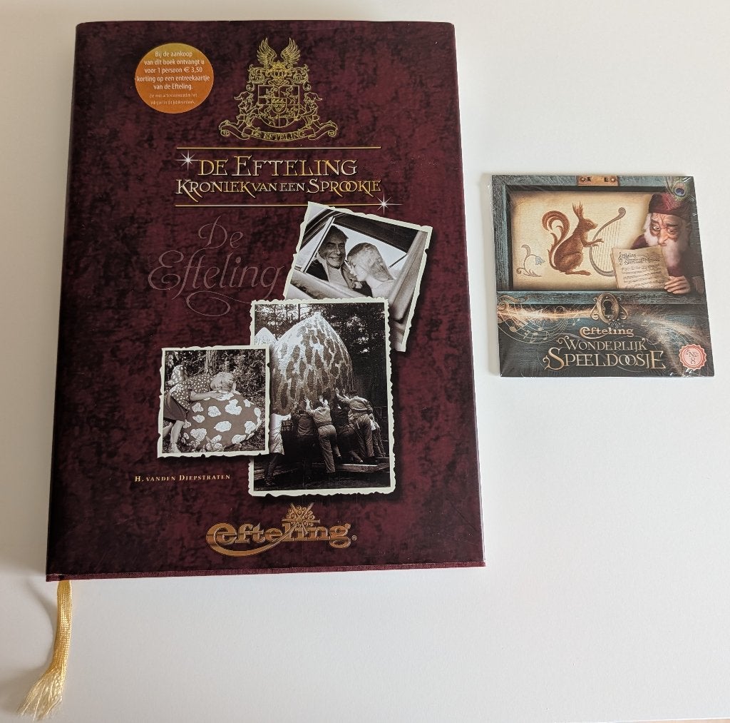 De Efteling - Kroniek van een Sprookje Boek + CD, Ophalen of Verzenden, Zo goed als nieuw, Overige typen