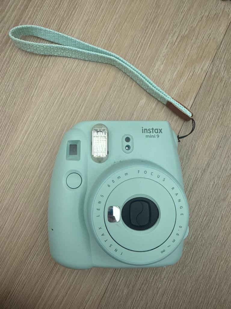 Fujifilm Instax Mini 9 - Mintgroen Instant Camera, Compact, Ophalen of Verzenden, Zo goed als nieuw, Fuji