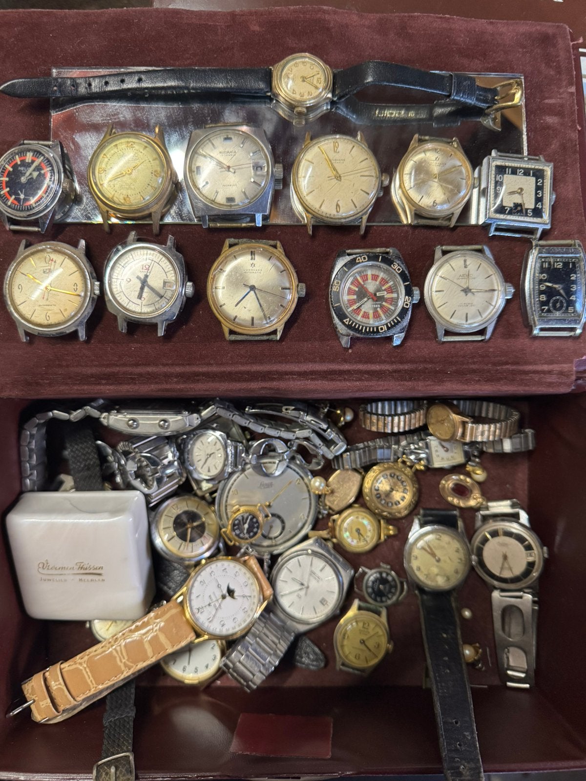 Verzameling Antieke Horloges, Sieraden, Tassen en Uiterlijk, Ophalen of Verzenden, Gebruikt, Overige merken
