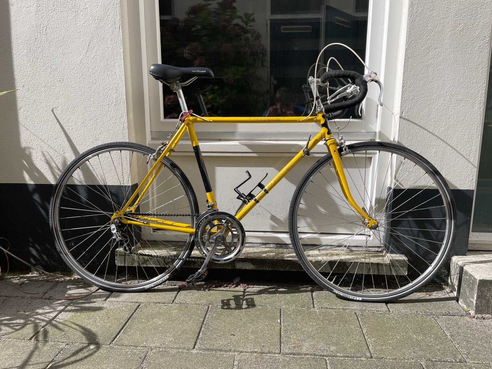 Vintage Gazelle racefiets - Geel, 10 versnellingen, 28 inch, Gebruikt, Ophalen of Verzenden, Gazelle