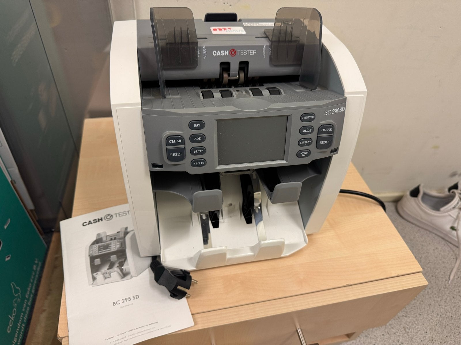 Cash Tester BC 295 SD - Geldtelmachine en detector, Ophalen, Sorteermachine of Telmachine