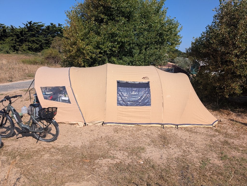 Cabanon Awaya 440 katoenen tunneltent, Ophalen, Gebruikt, Tot en met 5