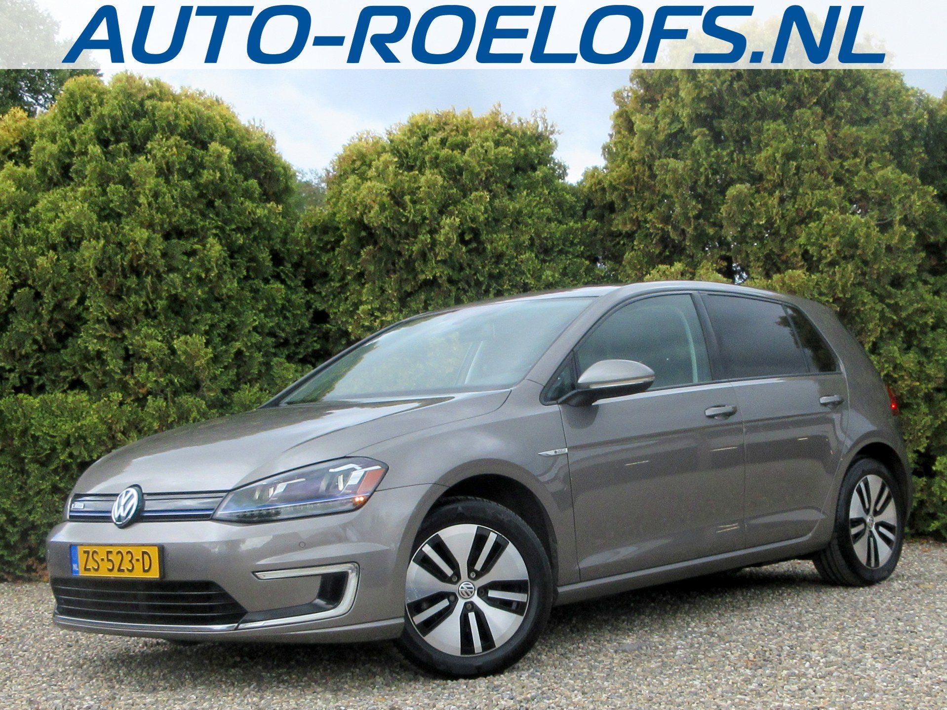 Volkswagen E-Golf E-Golf Automaat * Leder *SOH 81% *, Auto's, Gebruikt, Zwart, 116 pk, Leder