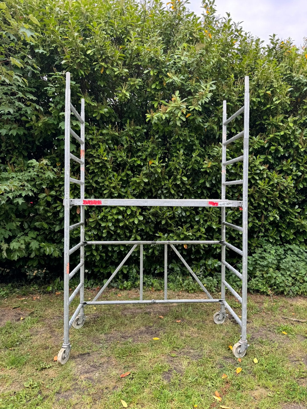 Layher Kamersteiger / Rolsteiger met Opbouw – Compleet, Ophalen
