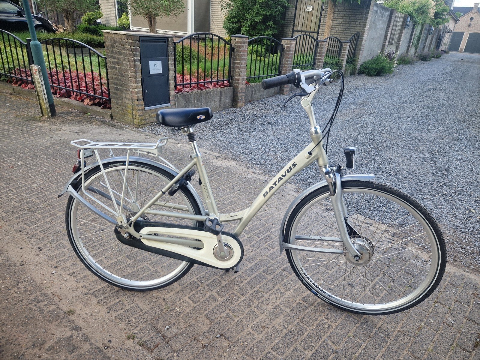 Batavus Damesfiets 28 inch, Ophalen, Gebruikt, 47 tot 50 cm, Versnellingen