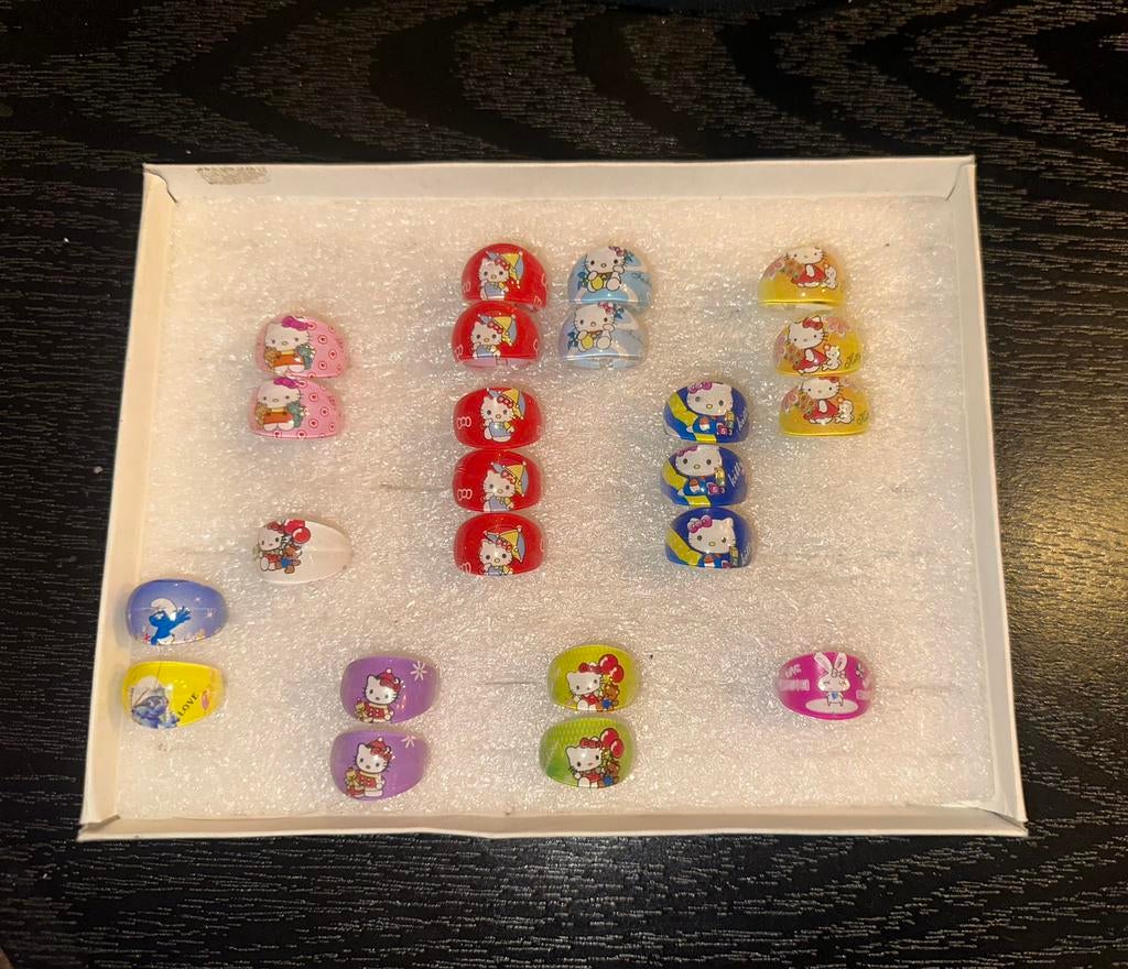 Partijtje kinder ringen, Ophalen of Verzenden, Nieuw, Overige kleuren, Ring