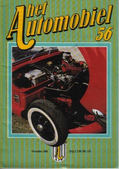 Automobiel 56 1984 : Triumph Spitfire - Alfa Romeo Giulietta, Ophalen of Verzenden, Gelezen, Algemeen