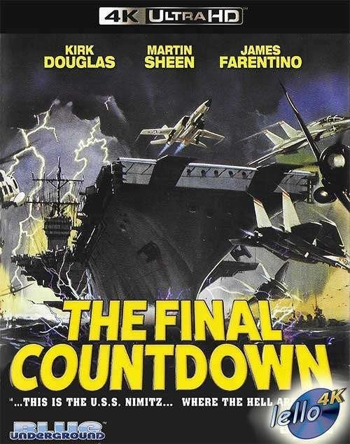 Blu-ray 4K: The Final Countdown (1980 Kirk Douglas) US nNLO, Ophalen of Verzenden, Nieuw in verpakking, 4K Ultra HD Blu-ray, Actie