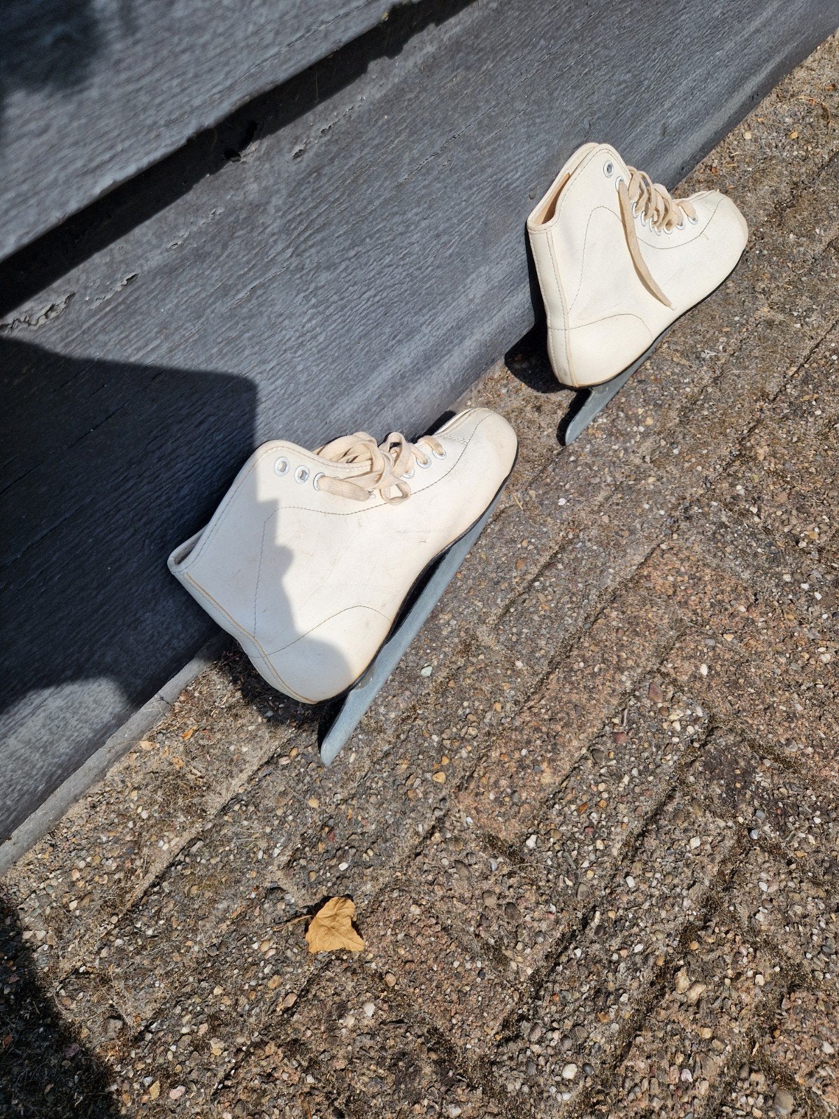 Witte kunstschaatsen - Maat 38, Ophalen, Gebruikt, Kunstschaatsen, Overige merken